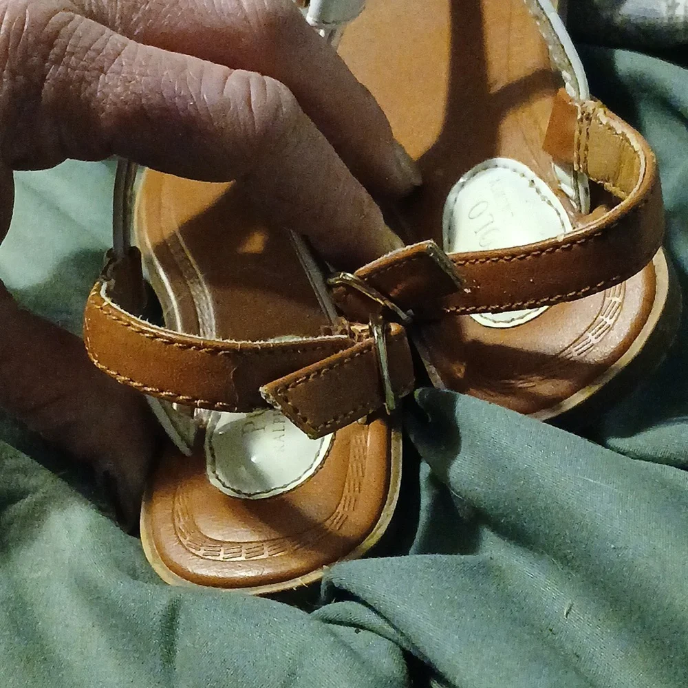 Ralph Lauren White Thong SANDALS